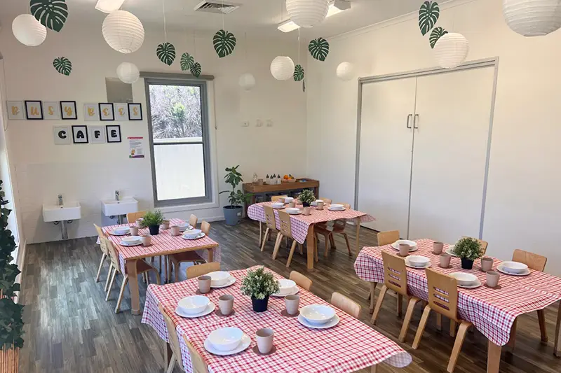 Dinning room at Busy Bees Early Learning located at Oxley