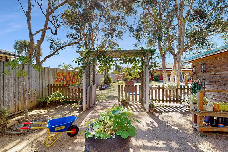 Garden at Hervey Bay childcare centre