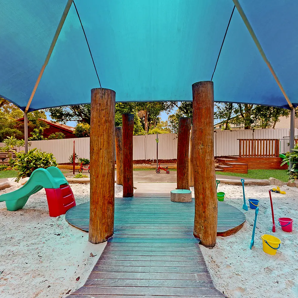 Sandpit at Busy Bees Early Learning located at Underwood