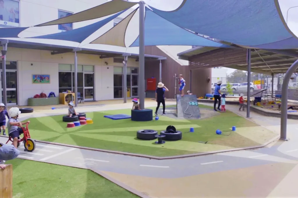 Outdoor playground at Gungahlin childcare