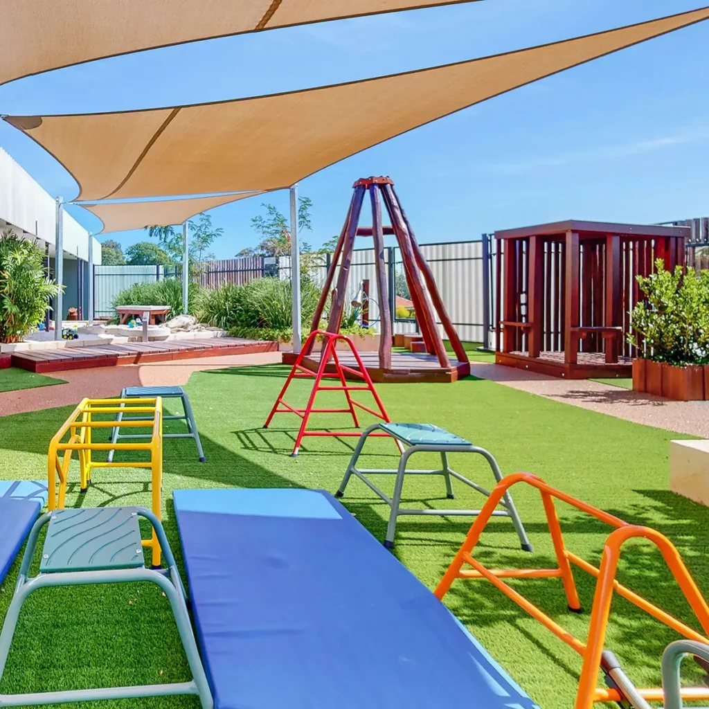 Playground equipment at Kensington kindy