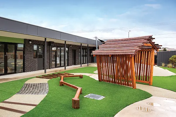 Outdoor playground at Busy Bees Early Learning at Williams Landing