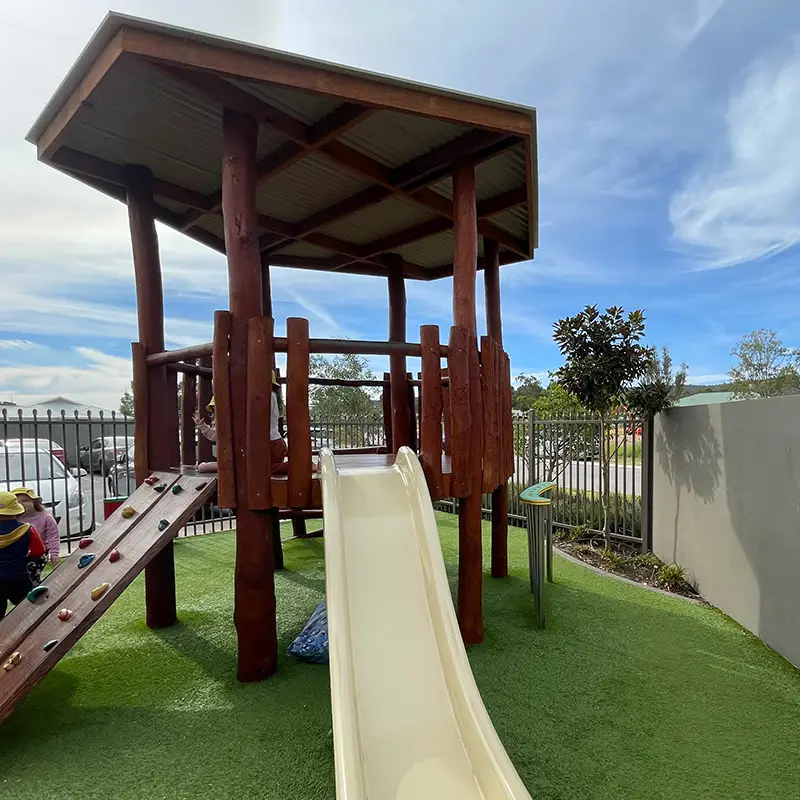 Fort with slide at Byford childcare