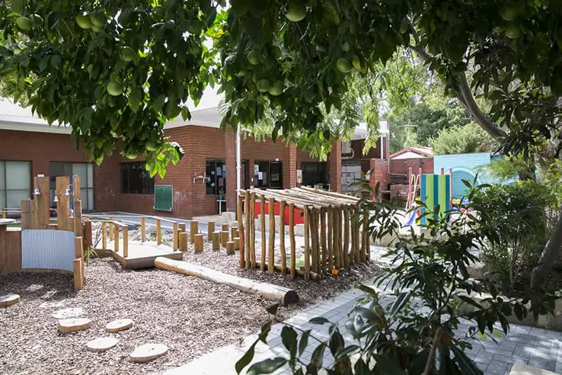 Outdoor playground at Mount Lawley daycare