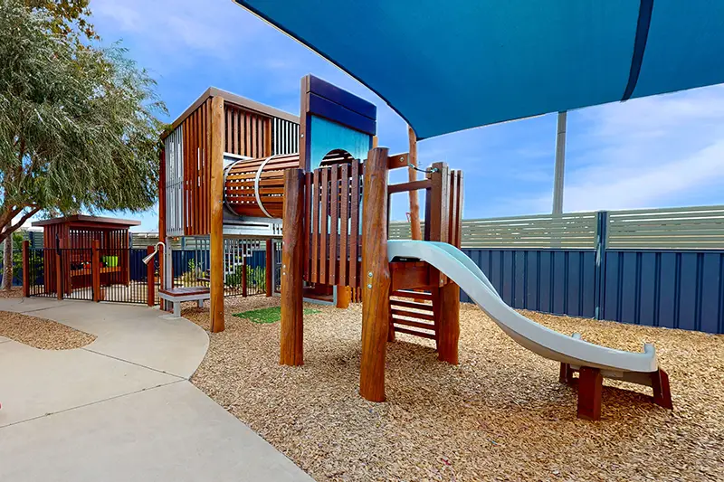 fort with slide at Baldivis South preschool