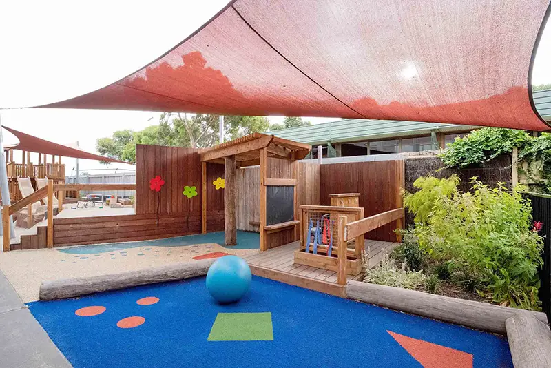 Outdoor playground at Bentleigh East childcare