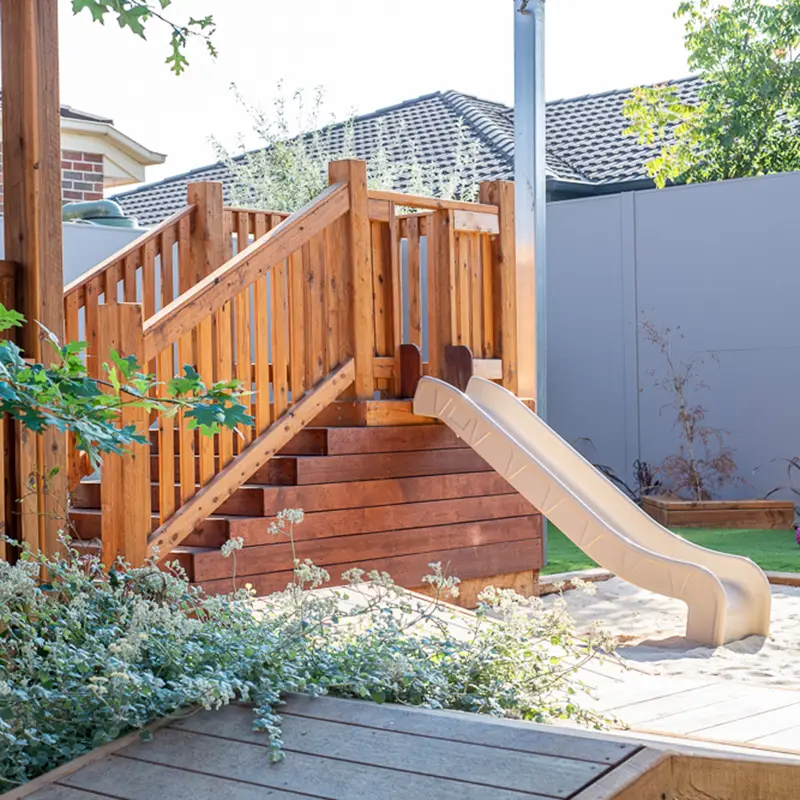 Toddle slide in playground at Craigieburn childcare