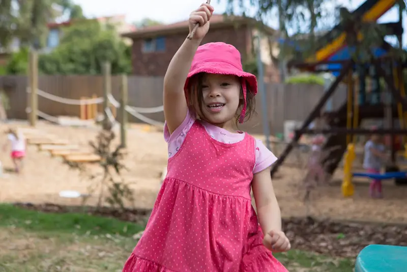 young girl in playground at Busy Bees at Doncaster East