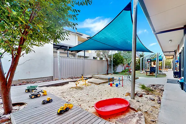 Sandpit at Busy Bees Early Learning located at Kilburn