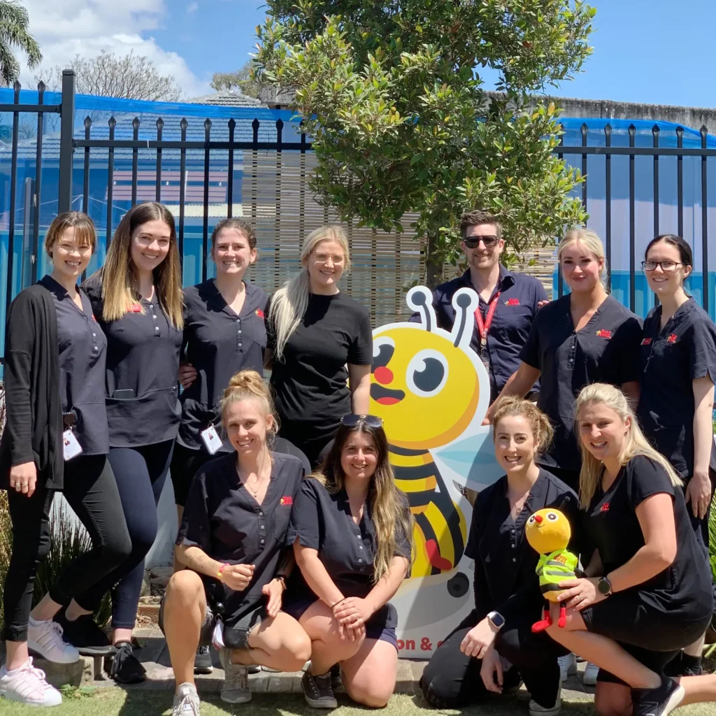 Busy bees Educators from New Lambton childcare centre