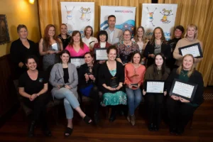 Award recipients at Children’s Friendly Community awards