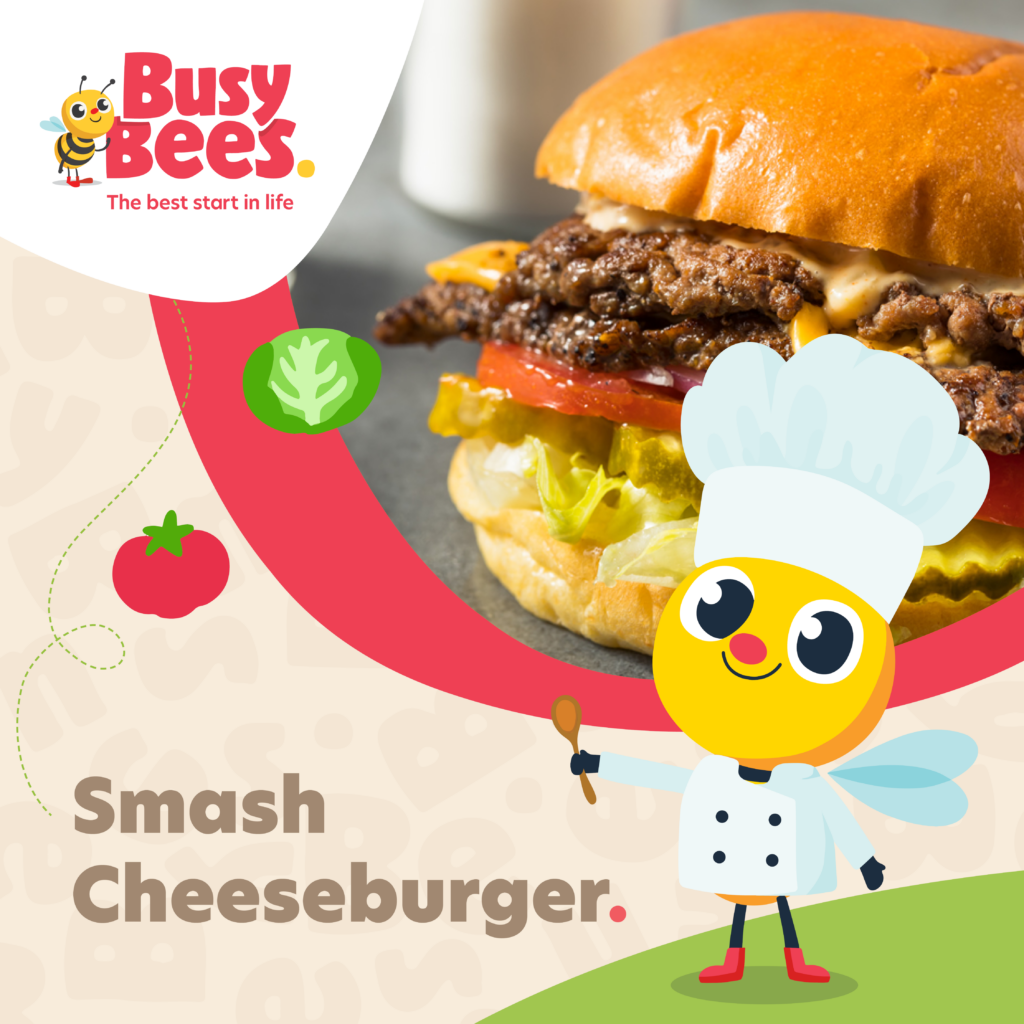 Smash cheeseburger