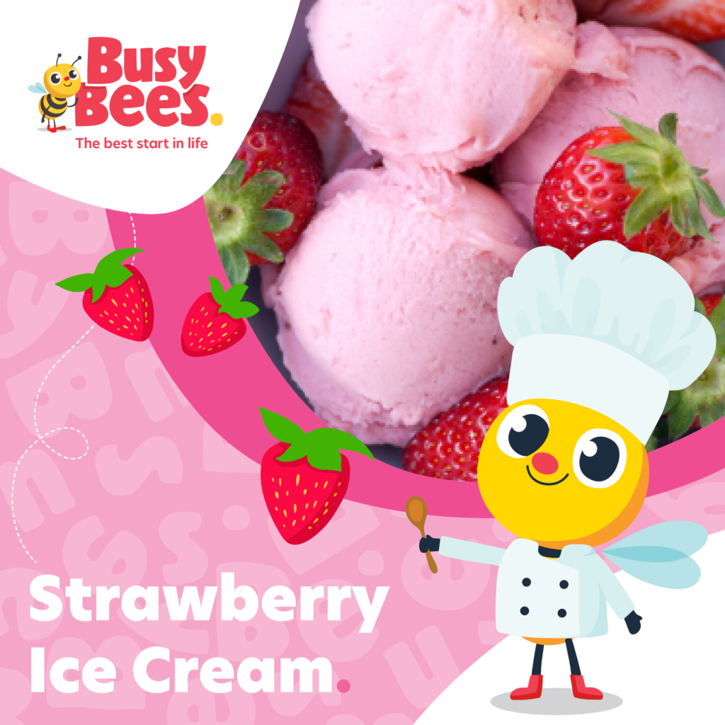Strawberry ice cream