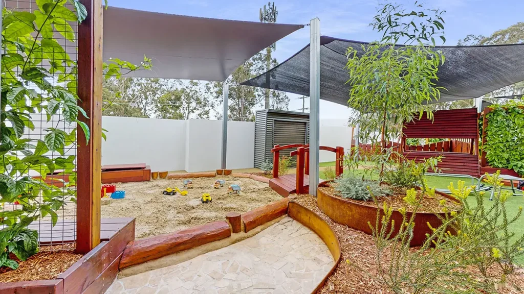 Sandpit at Everton Hills preschool