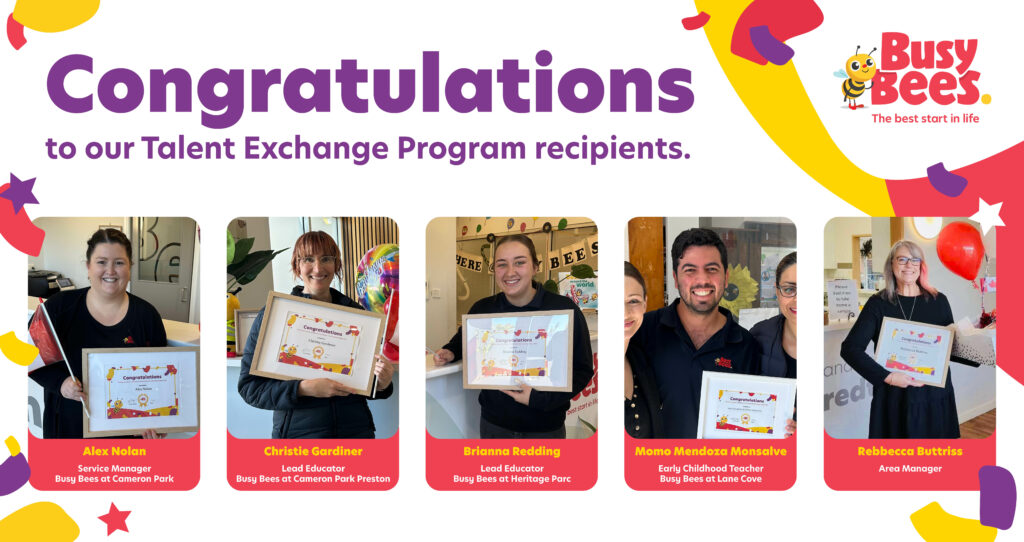 Talent Exchange Program recipients