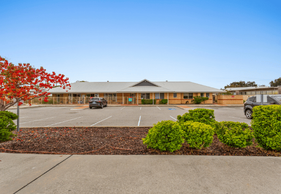 Exterior view of the early learning centre building.