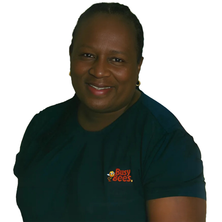Tayo Ologan, Assistant Manager of Busy Bees childcare in Kalgoorlie.