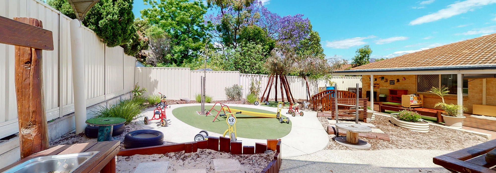Yokine day care outside play area.