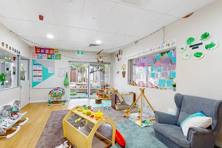 Nursery childcare room at Woolloongabba East