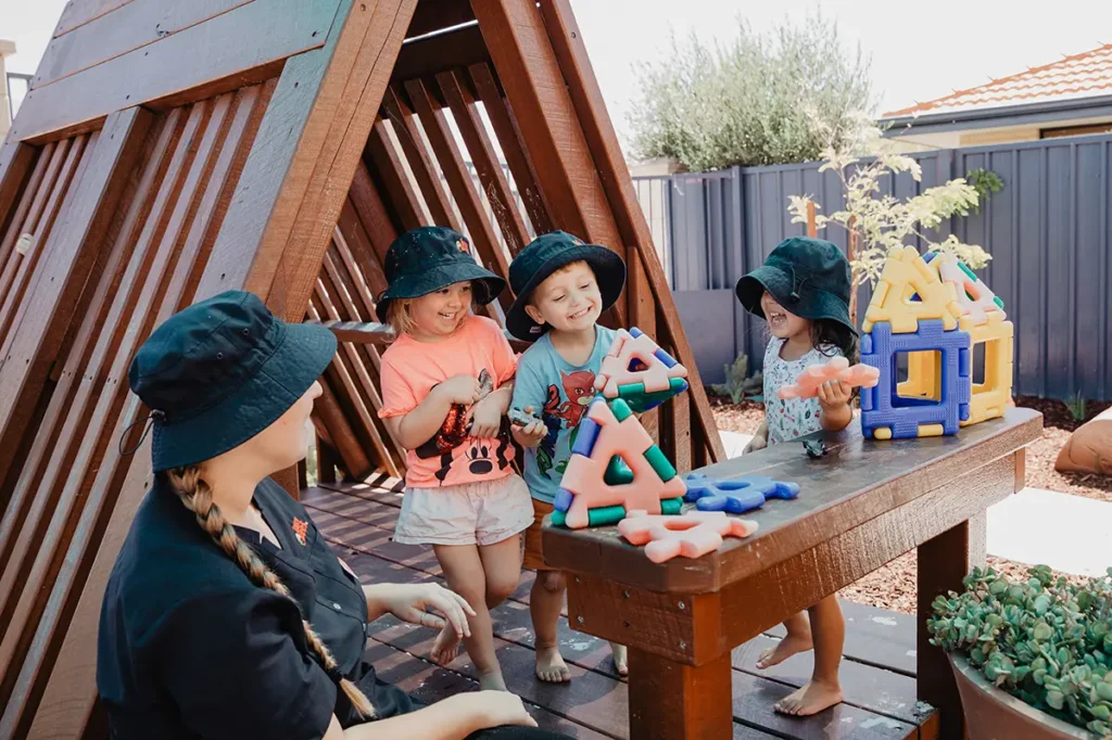 Children playing together at Quinns Rocks childcare