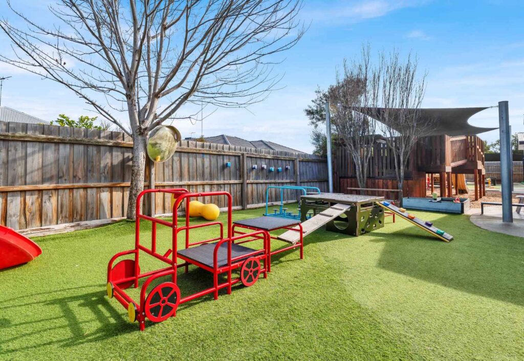 outdoor playground at Busy Bees in Lara